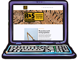 Web Design Portfolio Image for R&S Excavating